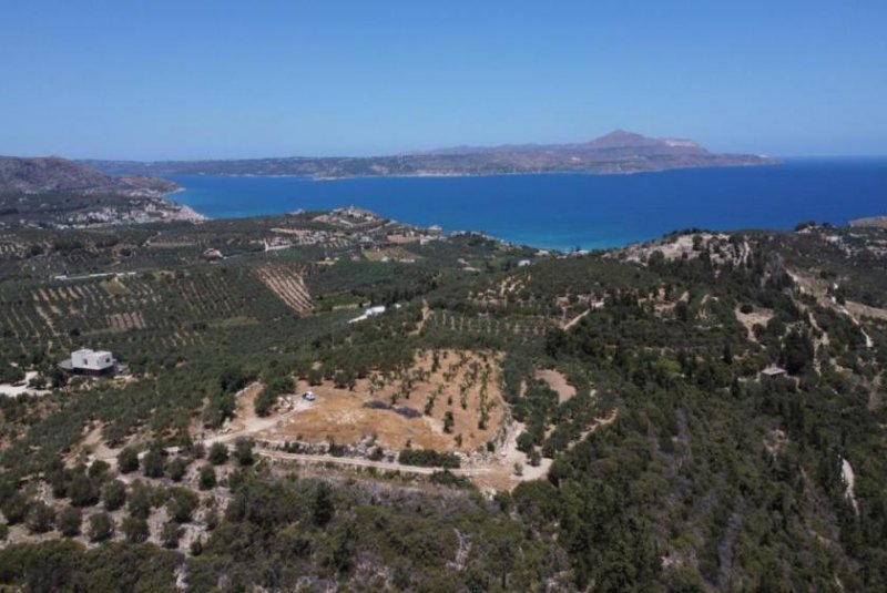 Tsivaras Kreta, Tsivaras: Grundstück in malerischer Lage mit Meerblick zu verkaufen Grundstück kaufen